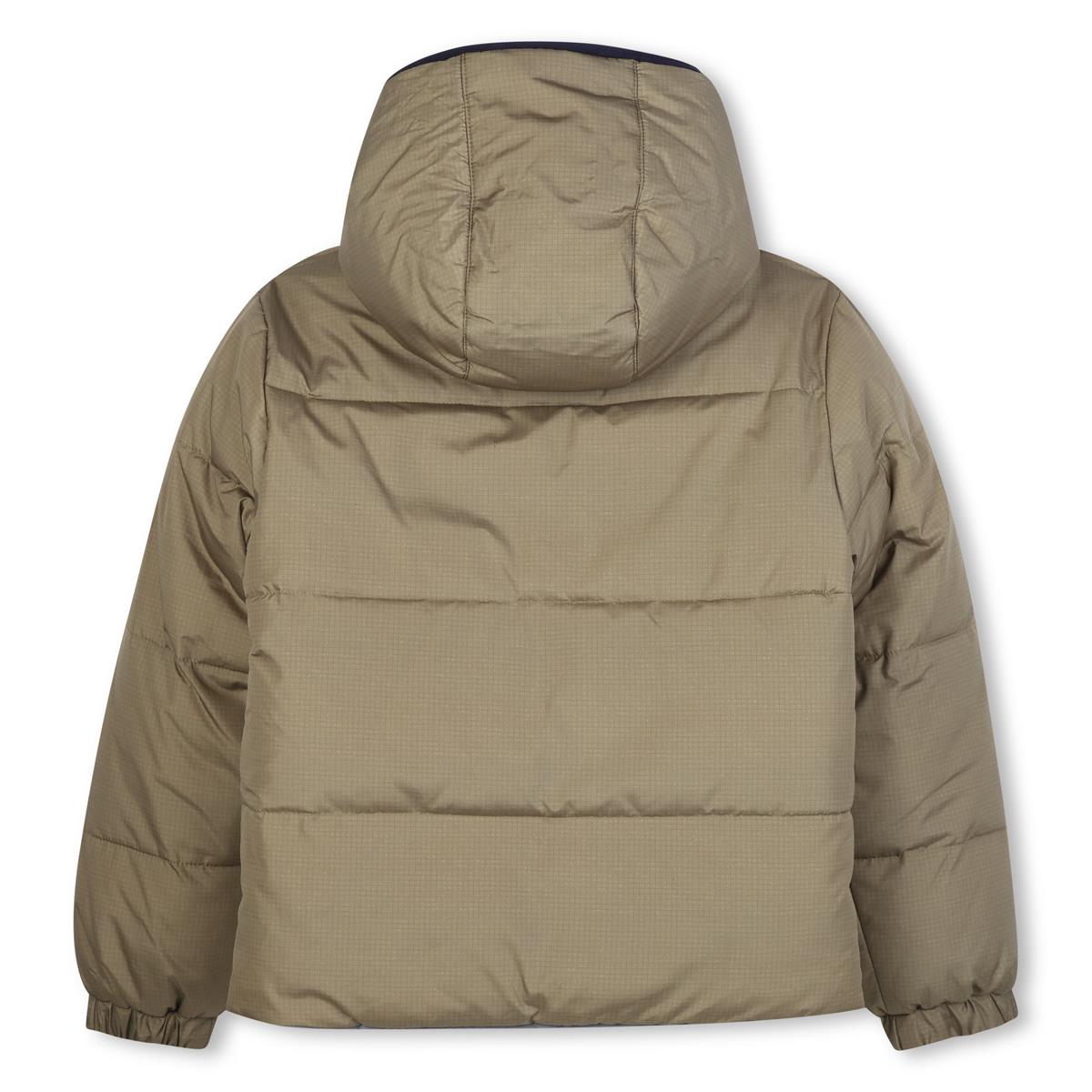 Piumino Reversibile Marrone Kaki