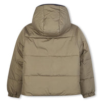 Piumino Reversibile Marrone Kaki
