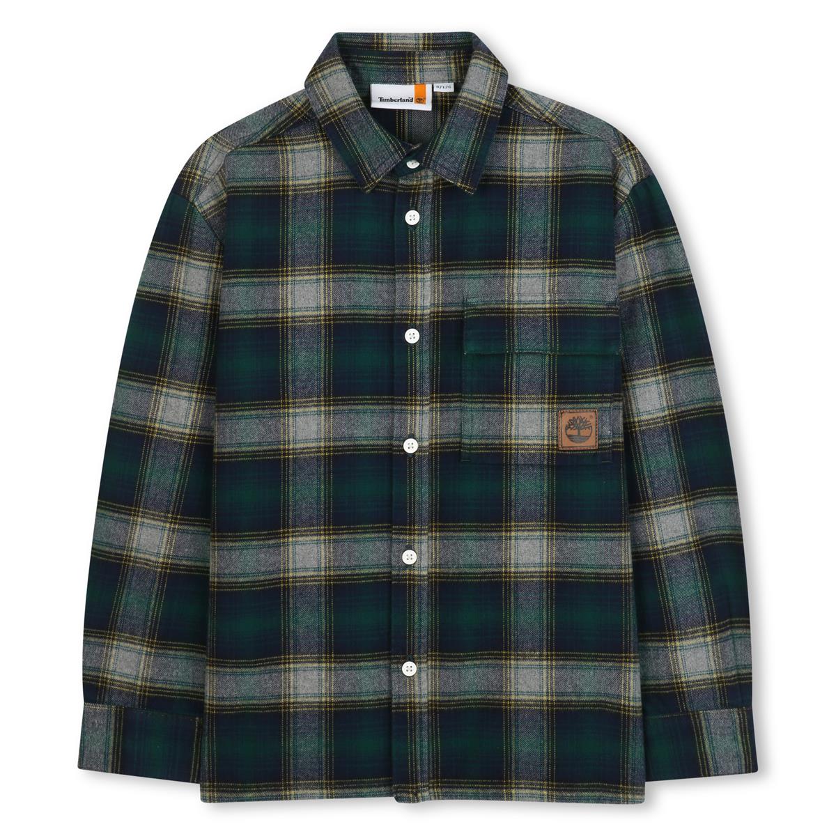 Camicia Quadri Verde Scuro