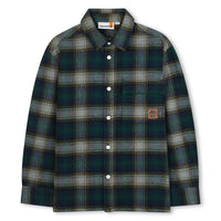 Camicia Quadri Verde Scuro