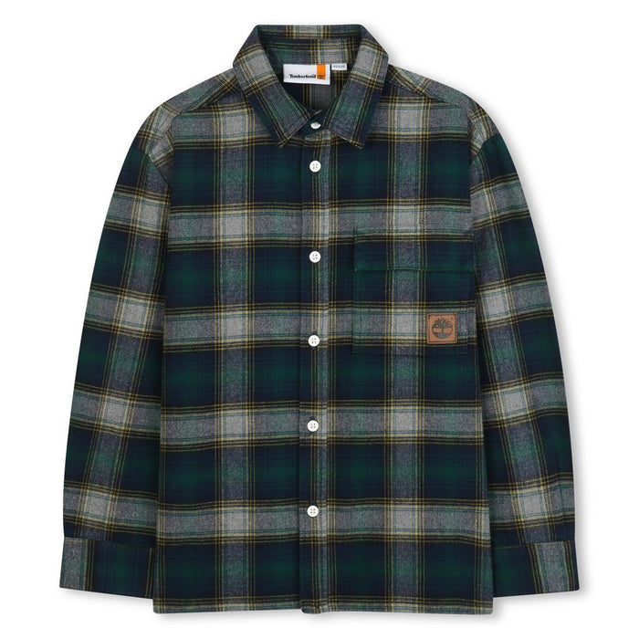 Camicia Quadri Verde Scuro