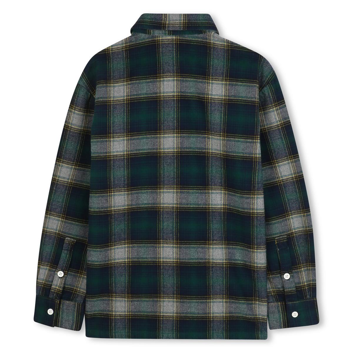 Camicia Quadri Verde Scuro