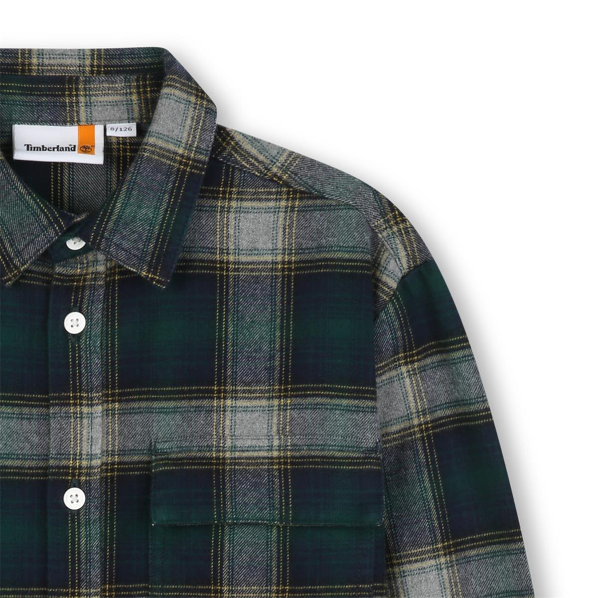 Camicia Quadri Verde Scuro
