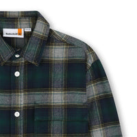Camicia Quadri Verde Scuro