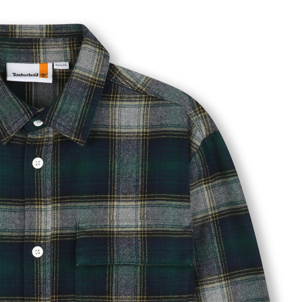 Camicia Quadri Verde Scuro