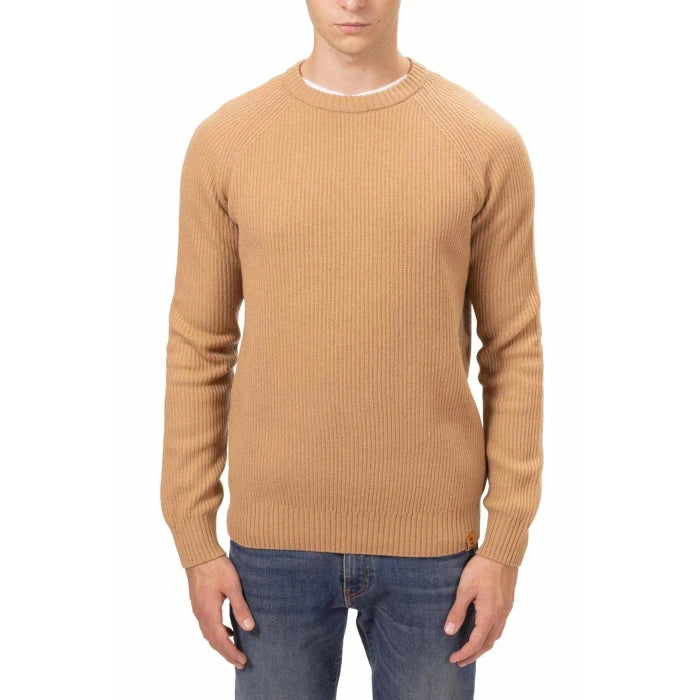 Maglione Girocollo A Coste Wheatboot