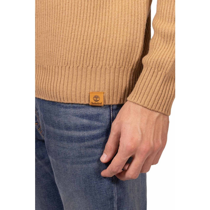 Maglione Girocollo A Coste Wheatboot