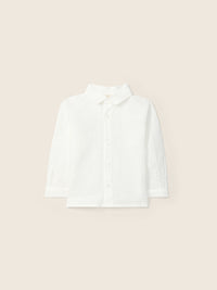Camicia A Maniche Lunghe In Cotone E Colletto