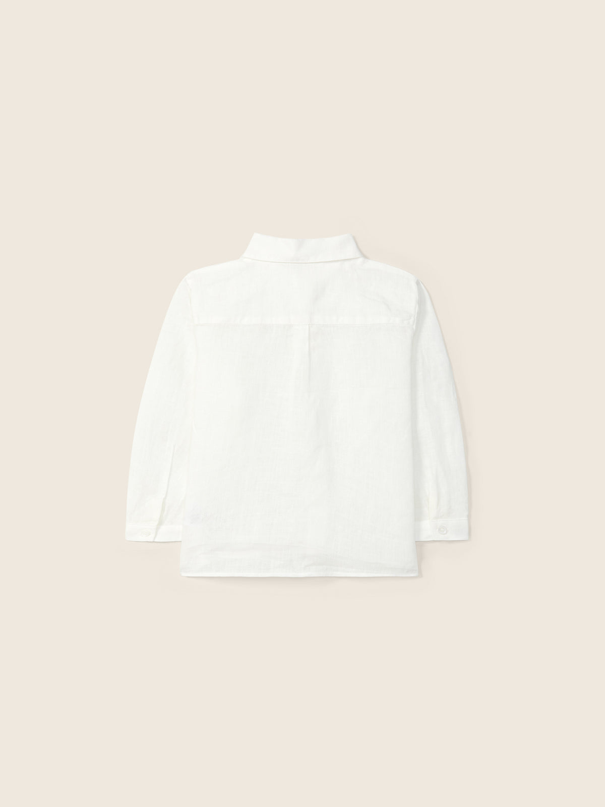 Camicia A Maniche Lunghe In Cotone E Colletto