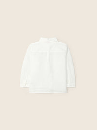Camicia A Maniche Lunghe In Cotone E Colletto