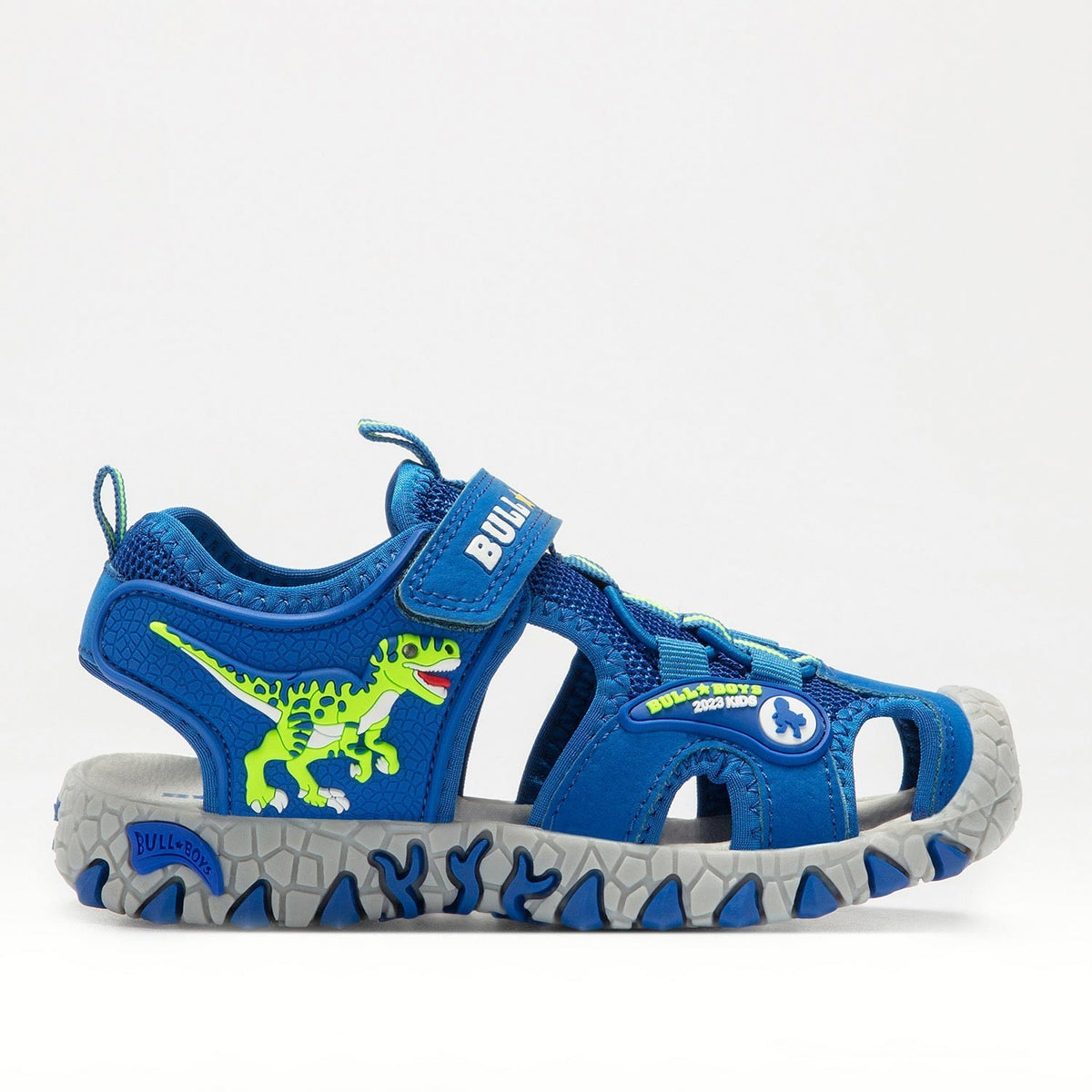 Scarpa Sandalo Con Luci Velociraptor Blu