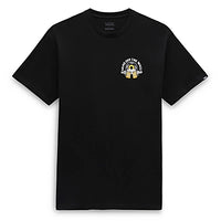 T-Shirt Stacked Tie Dye Logo Ss Tee Black