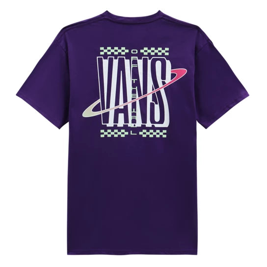 T-Shirt Ringed Logo Ss Tee Violet Indigo