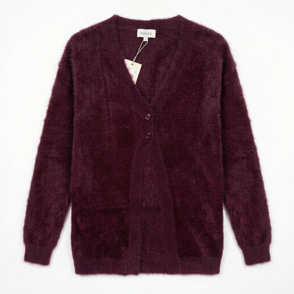 Maglia Tricot Bordeaux Scuro
