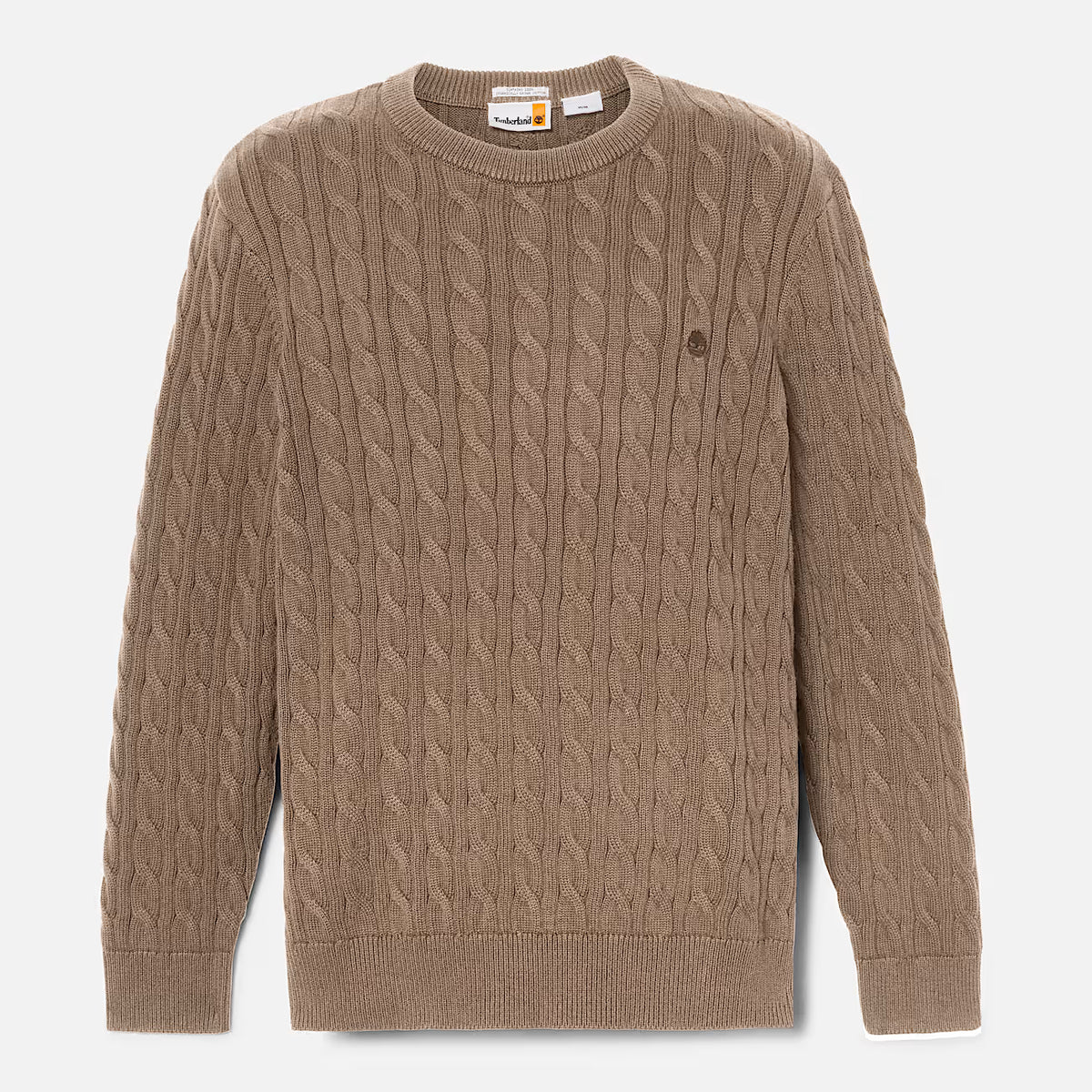 Maglione Girocollo A Trecce Da Uomo Williams River Marro
