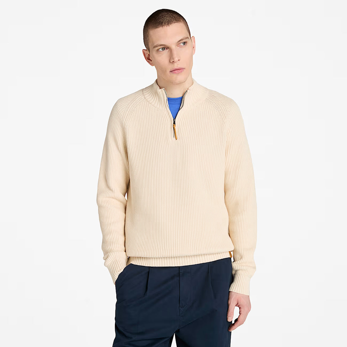 Maglione Da Uomo Con Zip Williams River Beige