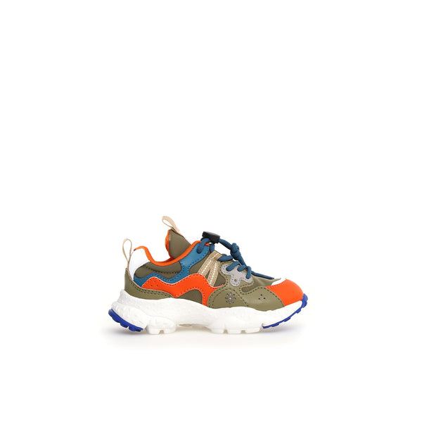 Sneakers Yamano 3 Junior Orange Militare Azure