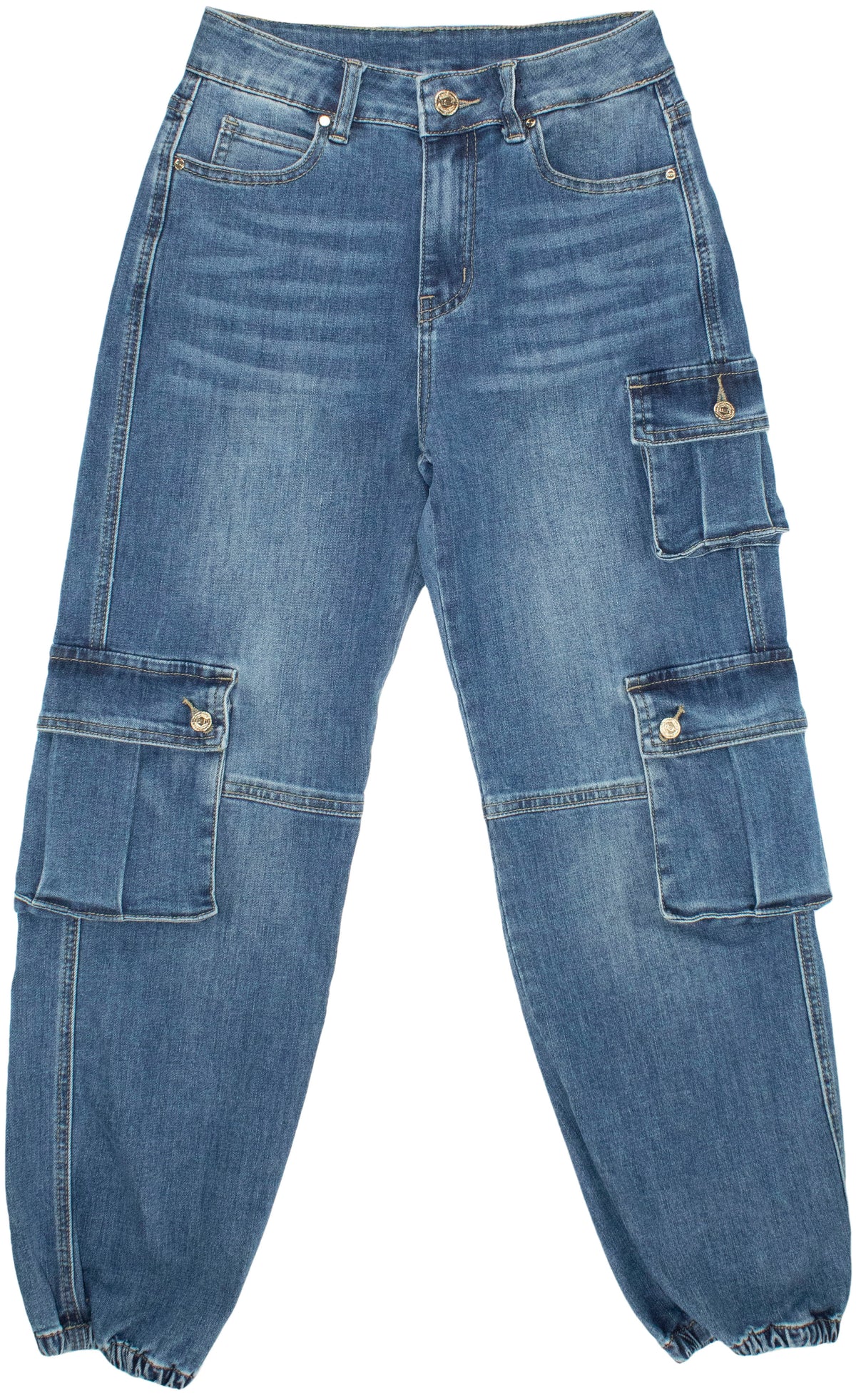 Jeans Cargo Ragazza Fantasia