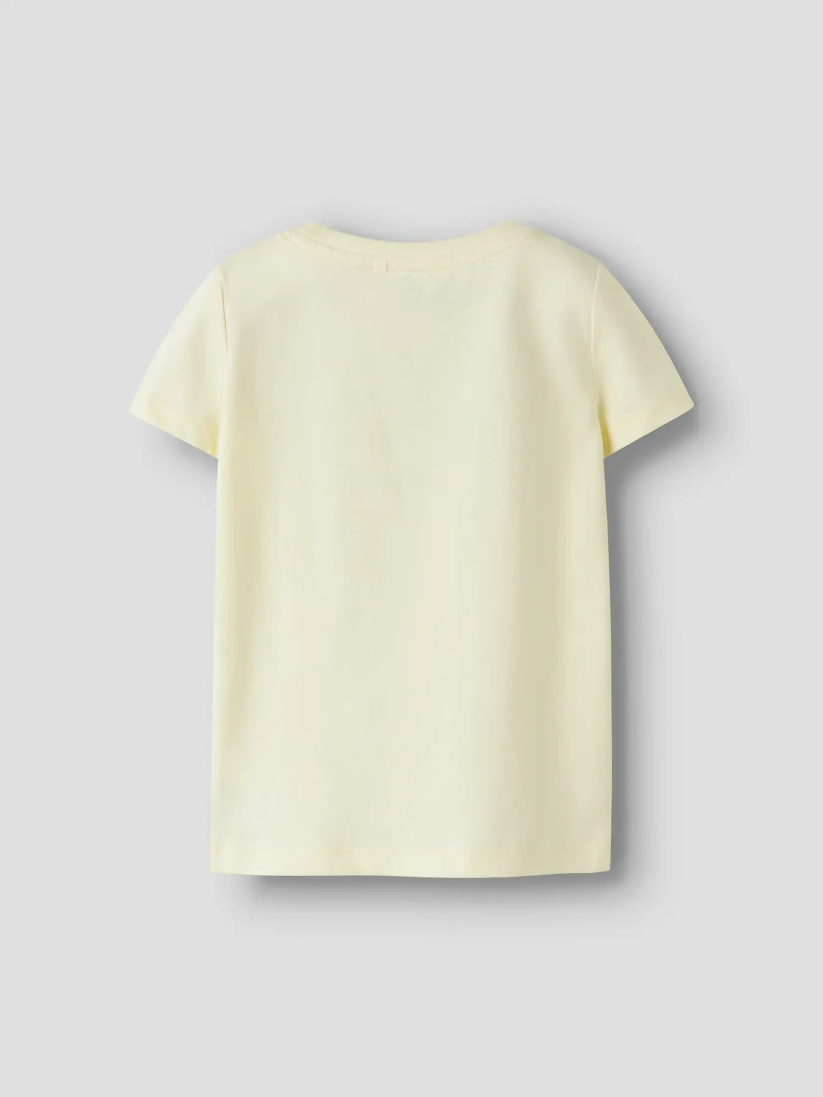T-Shirt Bambina Crema Con Farfalla Floreale