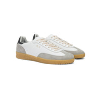Sneakers Uomo California Sun Leather Bianco Grigio Chiar