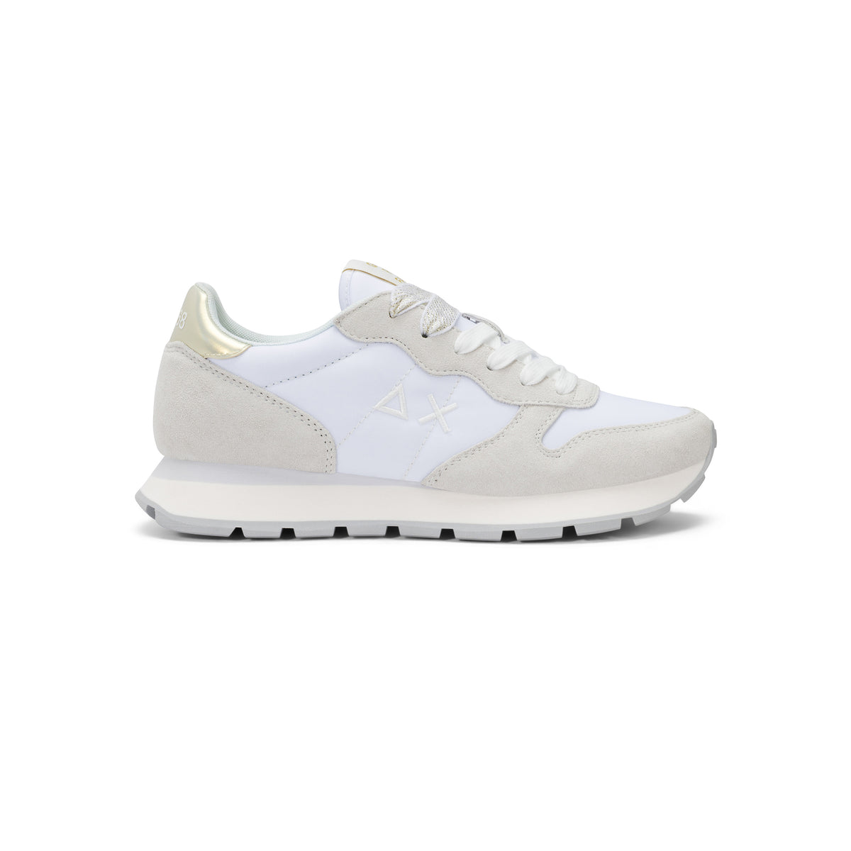 Sneakers Donna Ally Gold Silver Bianco