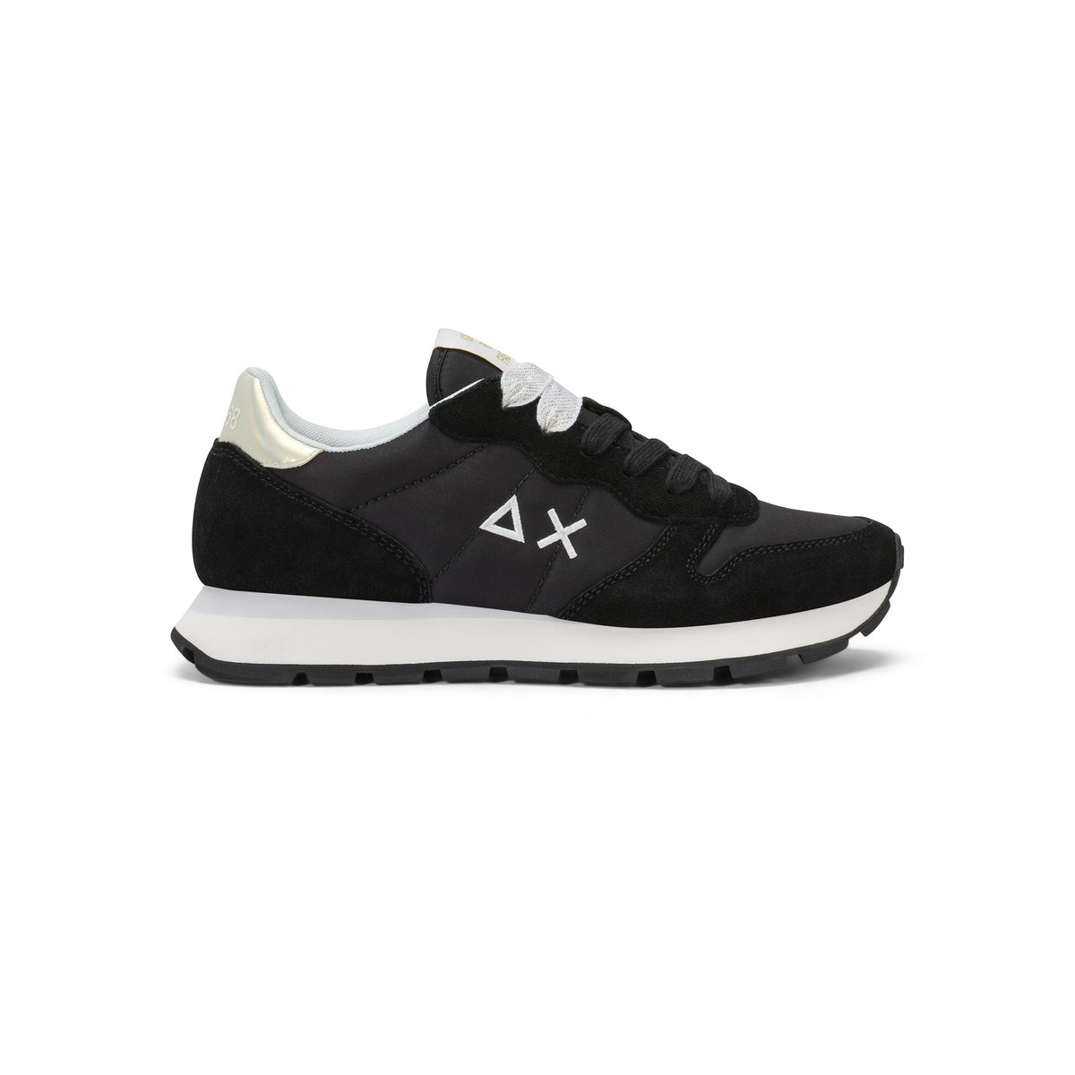 Sneakers Donna Ally Gold Silver Nero