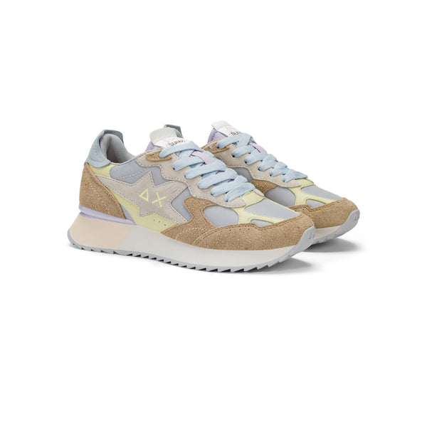 Sneakers Donna Stargirl Multicolor Option Grigio Chiaro