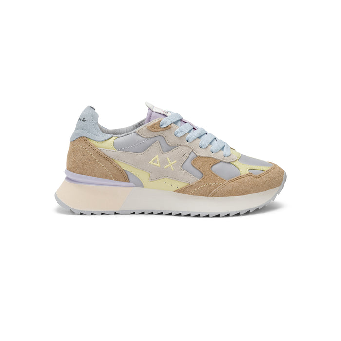 Sneakers Donna Stargirl Multicolor Option Grigio Chiaro