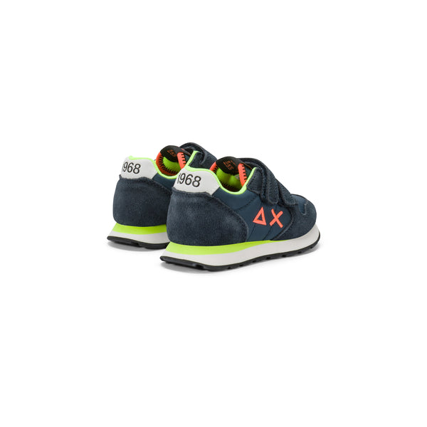 Sneakers Bambino Tom Fluo Navy Blue