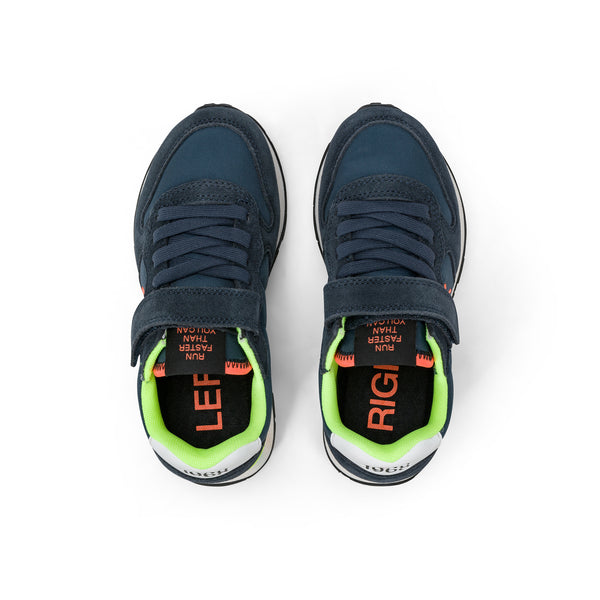 Sneakers Bambino Tom Fluo Navy Blue