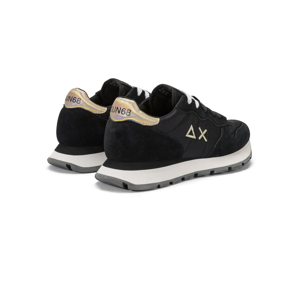 Sneaker Ally Gold Silver Nero