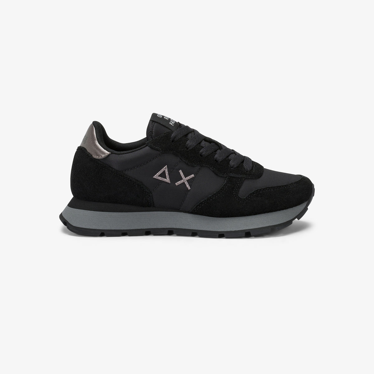 Sneaker Ally Gold Silver Nero Grigio Medio