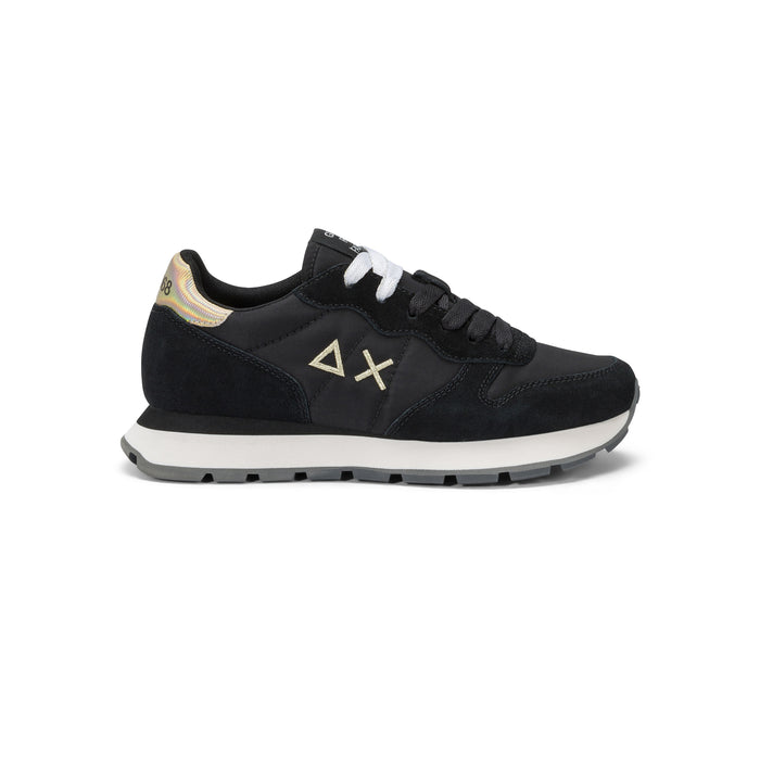 Sneaker Ally Gold Silver Nero