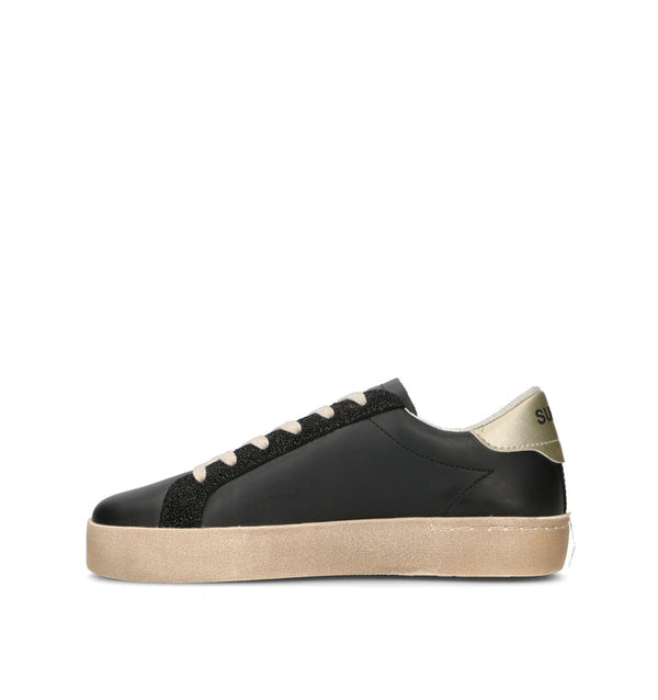 Sneaker Katy Leather Nero Oro