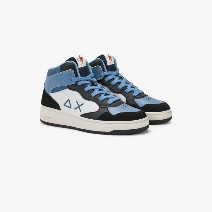 Sneaker Boy S Big Basket Evo Mid Teen Nero