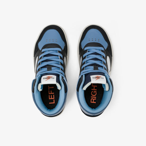 Sneaker Boy S Big Basket Evo Mid Teen Nero