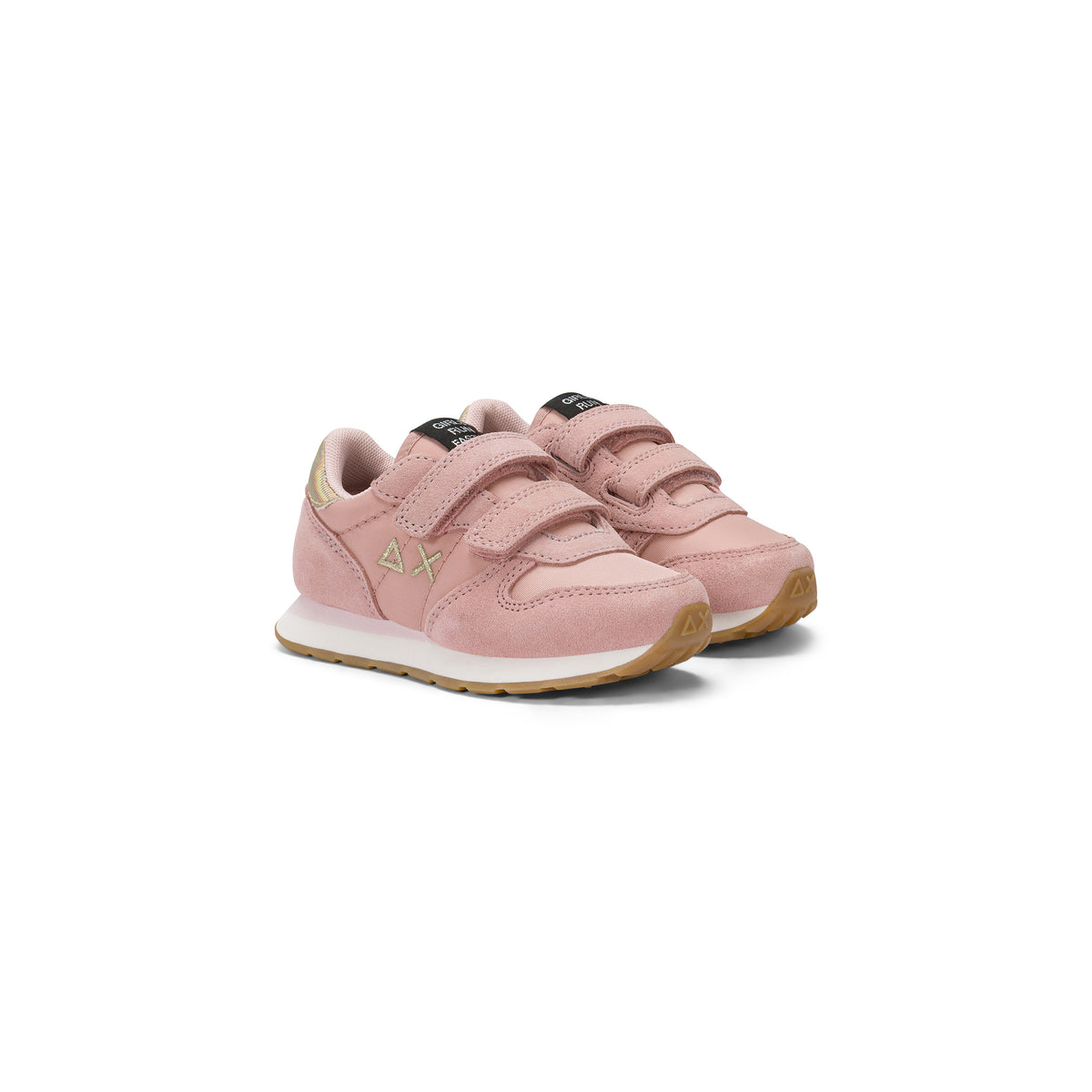 Sneaker Girl S Ally Gold Silver Baby Rosa