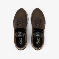 Sneaker Ally Silver Gold Marrone