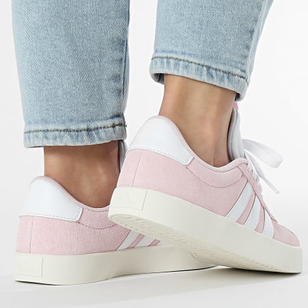 Sneakers Vl Courtsuede Leather Cl.Pink White Offwht