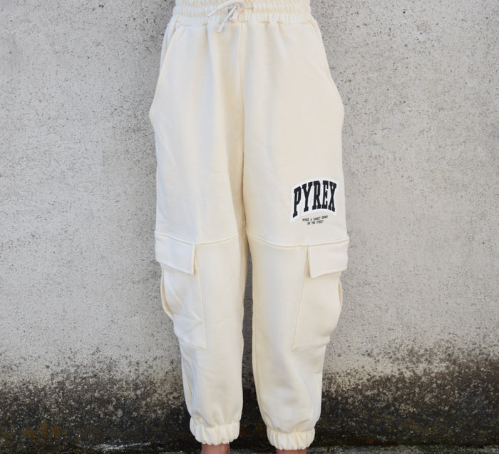 Pantaloni Felpa Ragazza Beige