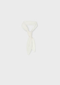 Camicia Popelin Cravatta Panna