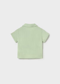 Camicia Manica Corta Verde