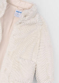 Cappotto Pelliccia Sabbia