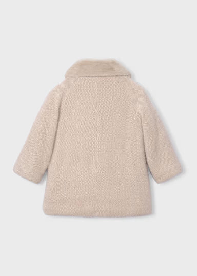 Cappotto Pelo Ecru