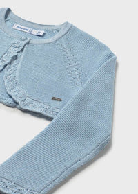Bolerino Tricot Basico Cielo
