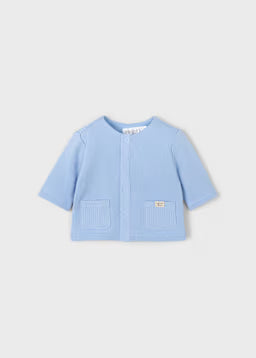 Maglioncino Con Tasche Azzurro