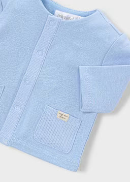 Maglioncino Con Tasche Azzurro