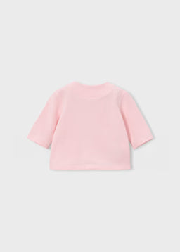 Maglioncino Con Tasche Rosa