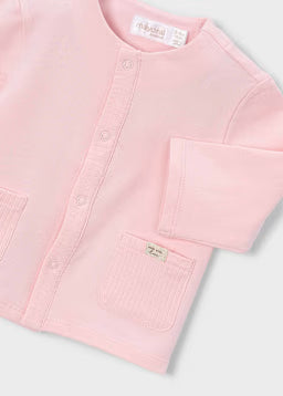 Maglioncino Con Tasche Rosa