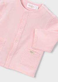 Maglioncino Con Tasche Rosa